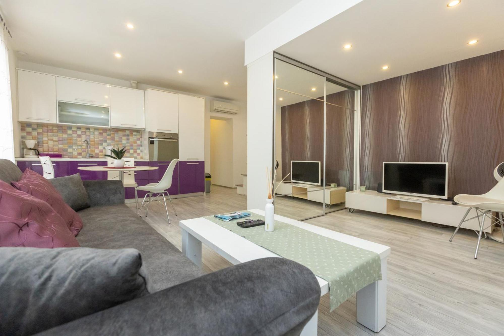 Alpha Loft 1Br Apartment In Center 扎达尔 外观 照片